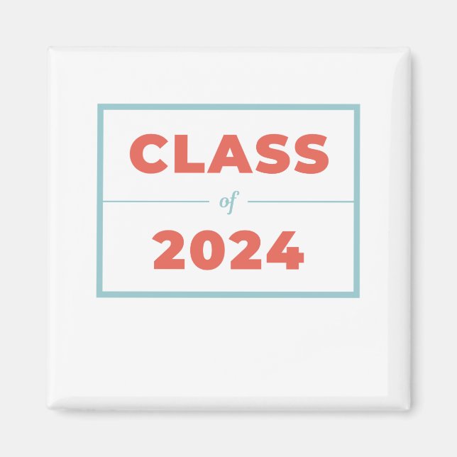 Class of 2024 magnet (Front)