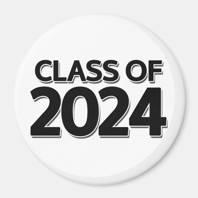 Class of 2024 magnet (Front)