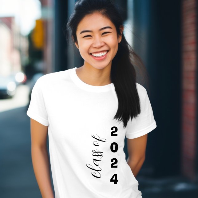 Class Of 2024 Modern Graduation  T-Shirt (Creator Uploaded)