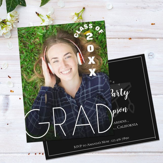 Class Of 2024 Photo Graduate Announcement Postcard (Creator Uploaded)