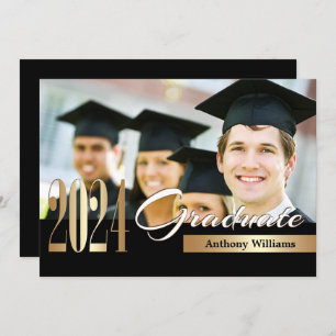 Class of 2024   Photo Graduation Party  Invitation