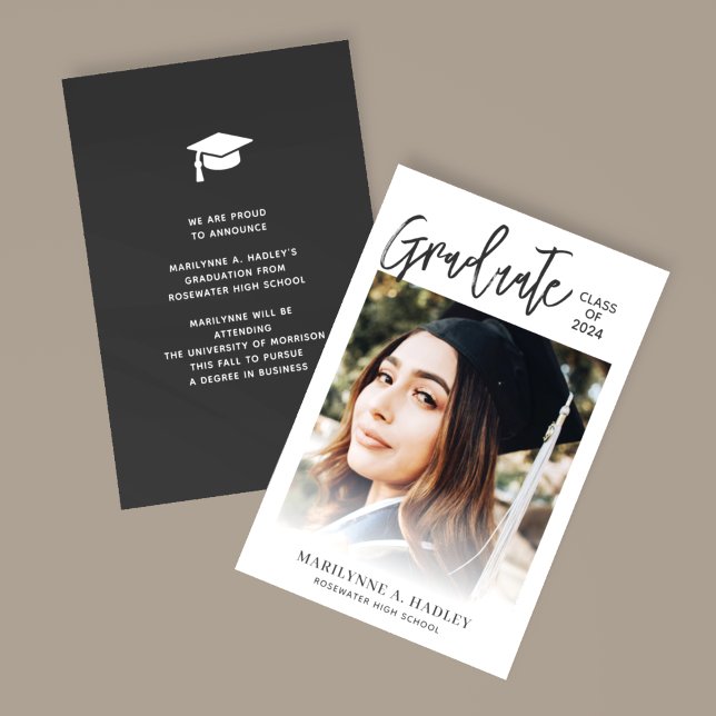 Class of 2024 Photo Overlay Graduate Announcement (Creator Uploaded)