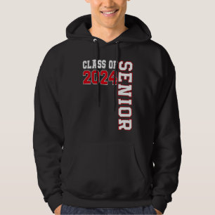Class of 2024 Senior 24 High School Graduation Par Hoodie