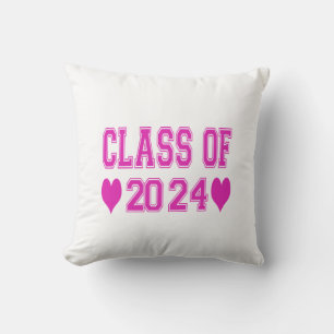 Class Of 2024 Throw Pillow