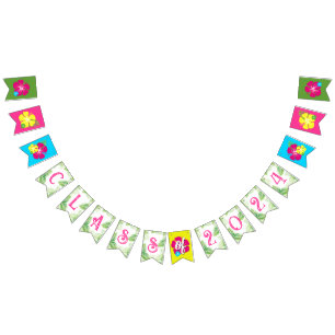 Class of 2024 Tropical Luau Graduation Banner