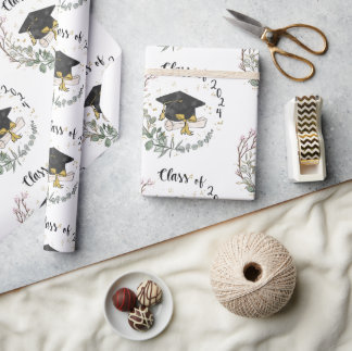 Class of 2024 wrapping paper