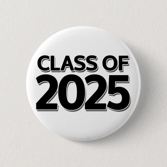 Class of 2025 2 inch round button (Front)