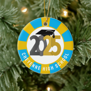 Class of 2025 (Add Name) Graduation Ceramic Ornament
