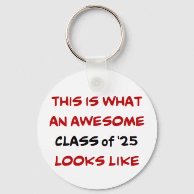 class of 2025, awesome keychain (Front)