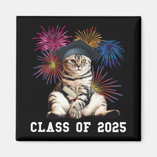Class of 2025 Cat Lover Magnet