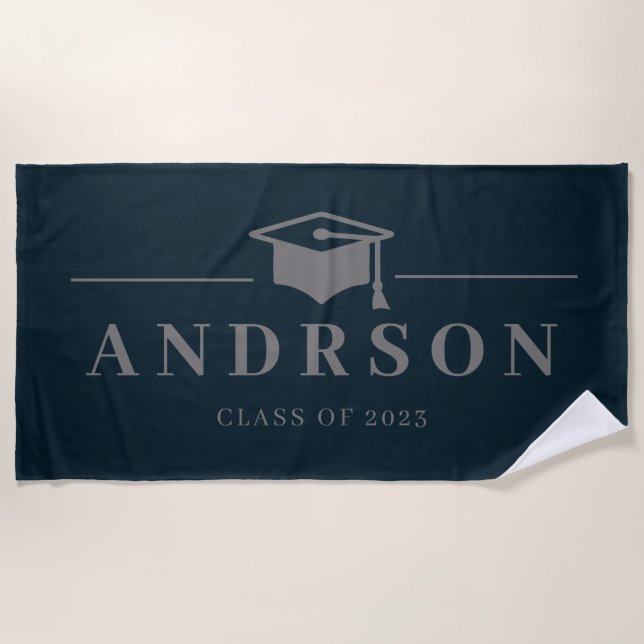 class of 2025, class of 2026 graduation  beach towel (Front)