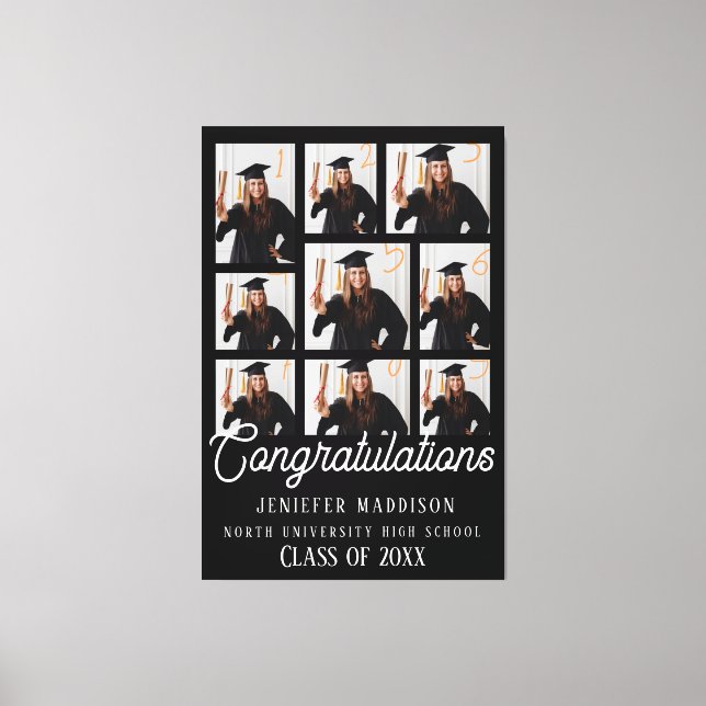 class of 2025, class of 2026 graduation  canvas print (Front)