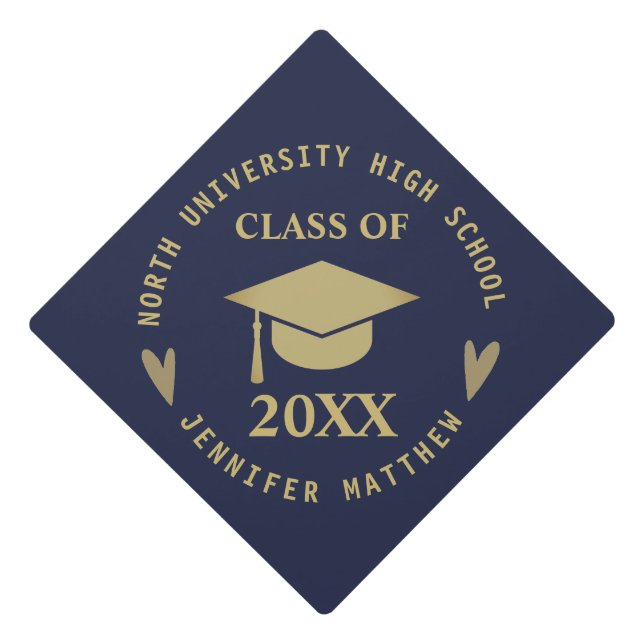 class of 2025, class of 2026 graduation  graduation cap topper (Front)