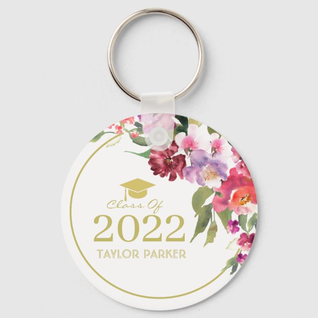 class of 2025, class of 2026 graduation  keychain (Front)