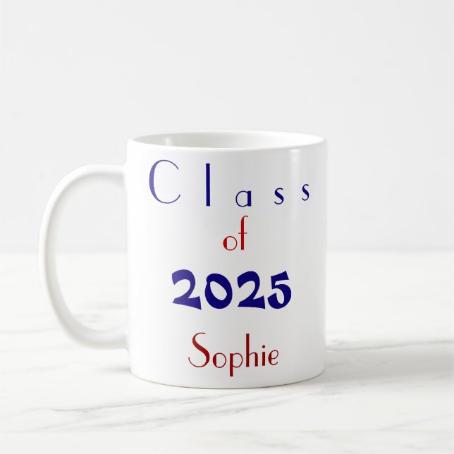 Class of 2025 coffee mug (Left)