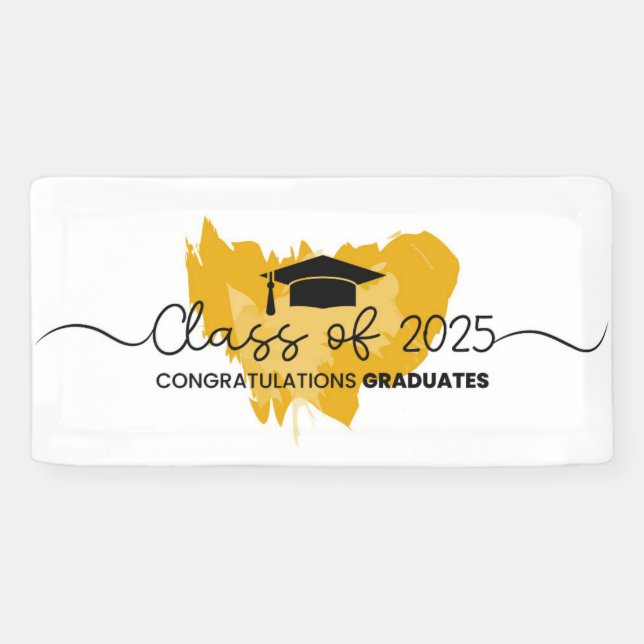 Class of 2025 Congrats Graduates Banner (Horizontal)