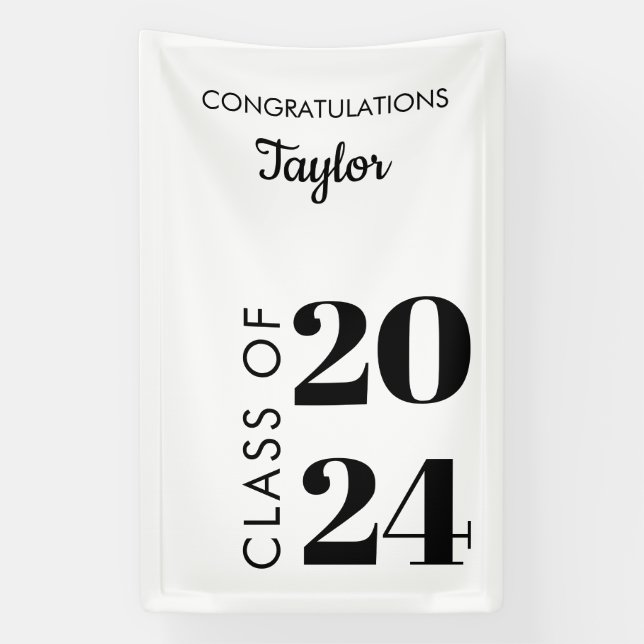 Class of 2025 Custom Graduation Party College Grad Banner (Vertical)