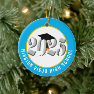 Class of 2025 Custom Photo Graduation Ceramic Ornament