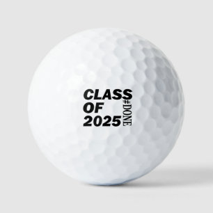 Class of 2025 Done Graduation For Him Her Women Me Golf Balls
