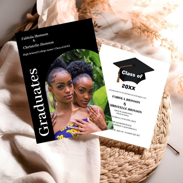Class of 2025 Double graduation announcement (Creator Uploaded)
