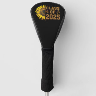 Class Of 2025 Graduate Sunflower Graduation Golf Head Cover