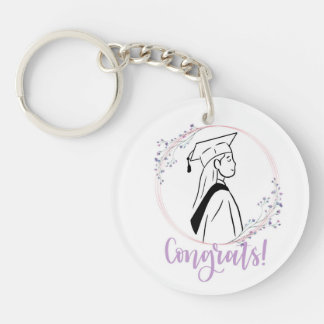 Class of 2025 Graduation Acrylic Keychain for Girl