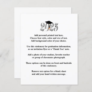 Class of 2025 Graduation Announcement