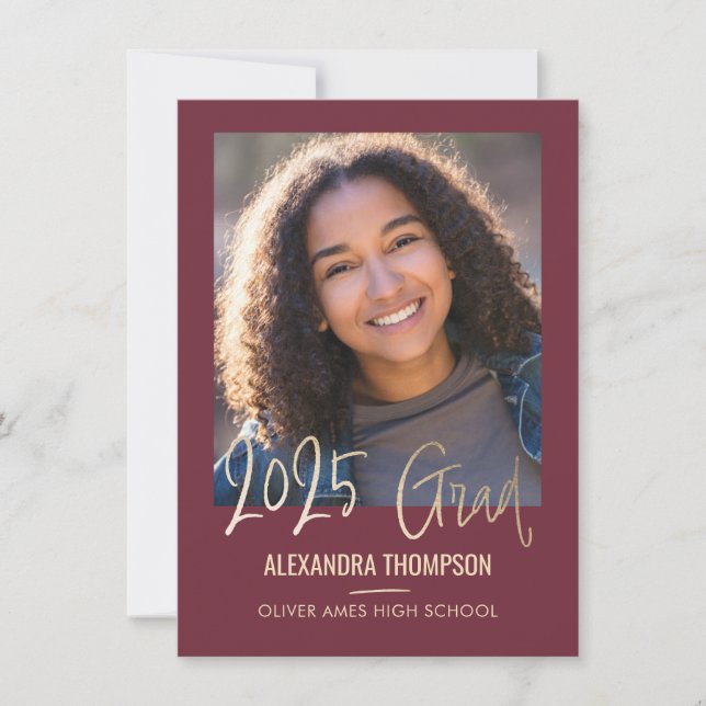 Class of 2025 Graduation Announcement & Invite (Front)