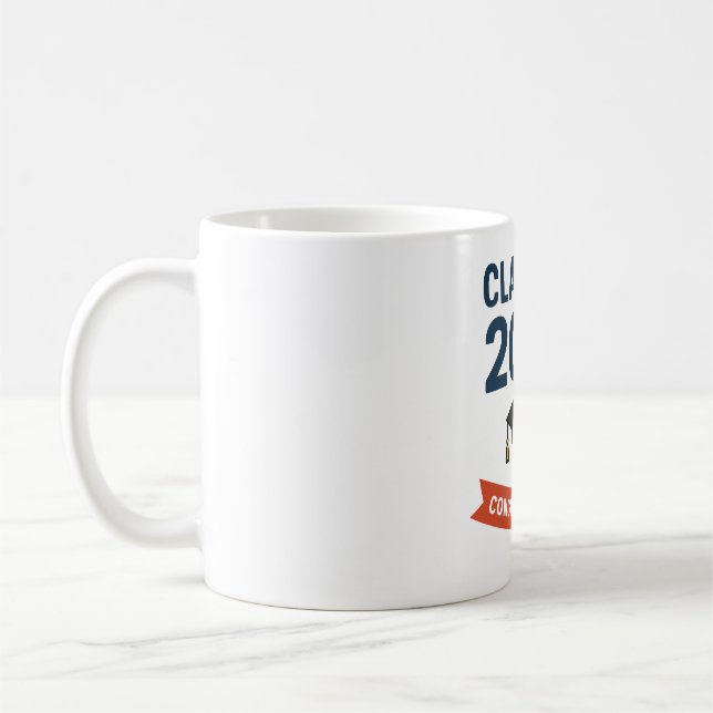Class of 2025 Graduation Congratulations Gift  Coffee Mug (Left)
