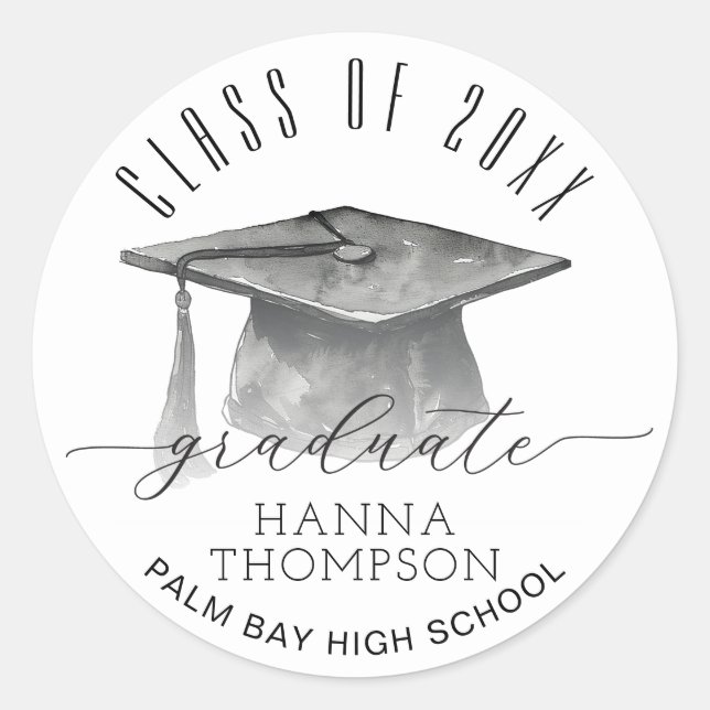 Class of 2025 Graduation Favour Sticker (Front)