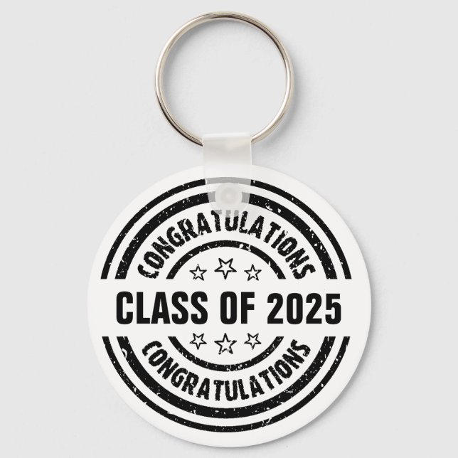 Class of 2025 Graduation  Keychain (Back)