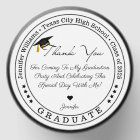 class of 2025, graduation modern chic thank you 