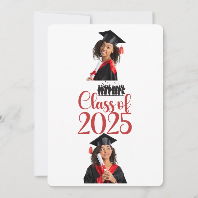 Class of 2025 Graduation Personalized Invitation (Front)