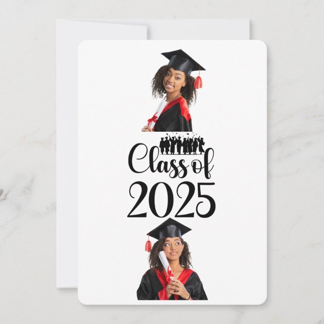 Class of 2025 Graduation Personalized Invitation (Front)