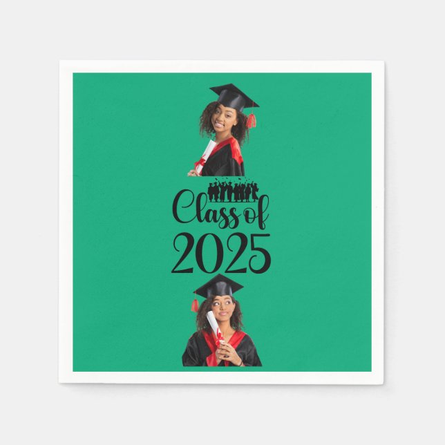 Class of 2025 Graduation Personalized Napkin (Front)