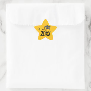 Class of 2025 Graduation Star Sticker