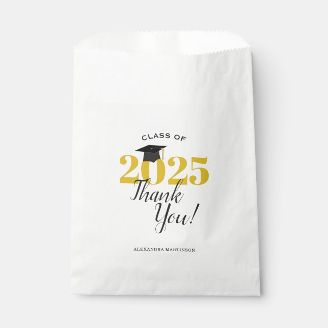 Class of 2025 Graduation Thank You Favour Bag (Front)