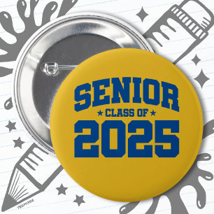 Class of 2025 High School Graduation Senior 2025 2 Inch Round Button