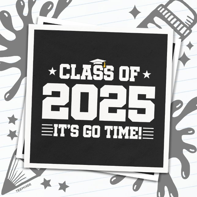 Class of 2025 High School Graduation Senior 2025 Napkin (Creator Uploaded)