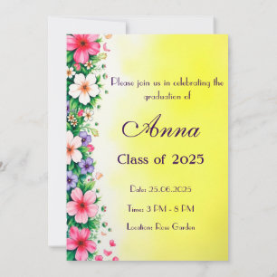 Class of 2025 invitation