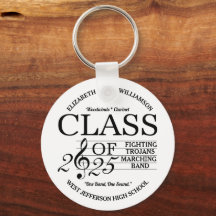 Class of 2025 Marching Band Keychain