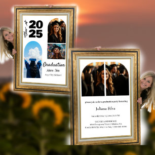 Class Of 2025, Minima Arch Photo Graduation Party  Invitation