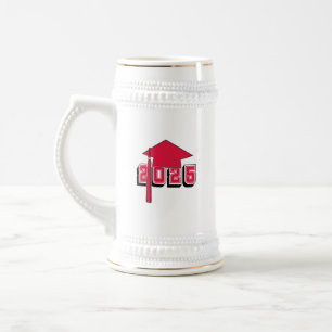 Class of 2025 Mortar Board Design Beer Stein