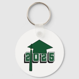 Class of 2025 Mortar Board Design Keychain