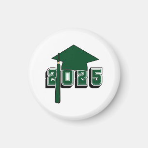 Class of 2025 Mortar Board Design Magnet
