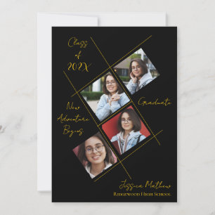 Class Of 2025 Multi Photo Graduation Announcement