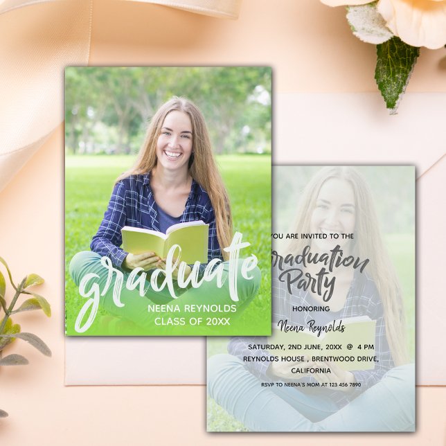 Class of 2025 Photo Graduation Mini Invitation (Class of 2025 Photo Graduation Mini Invitation)