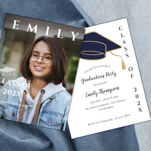 Class of 2025 Photo Graduation Party Invitation