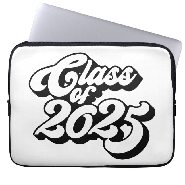 Class of 2025 Retro Laptop Sleeve (Front)