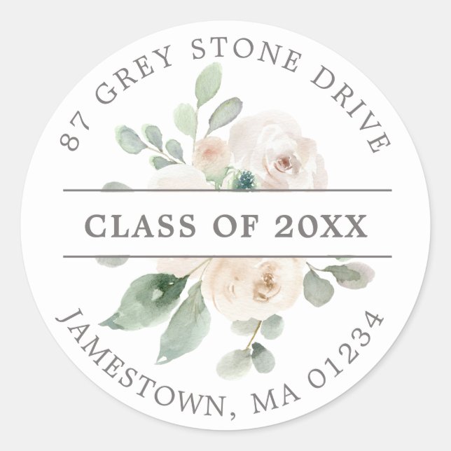 Class of 2025 Return Address Label (Front)